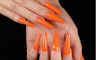 Orange Ballerina Long